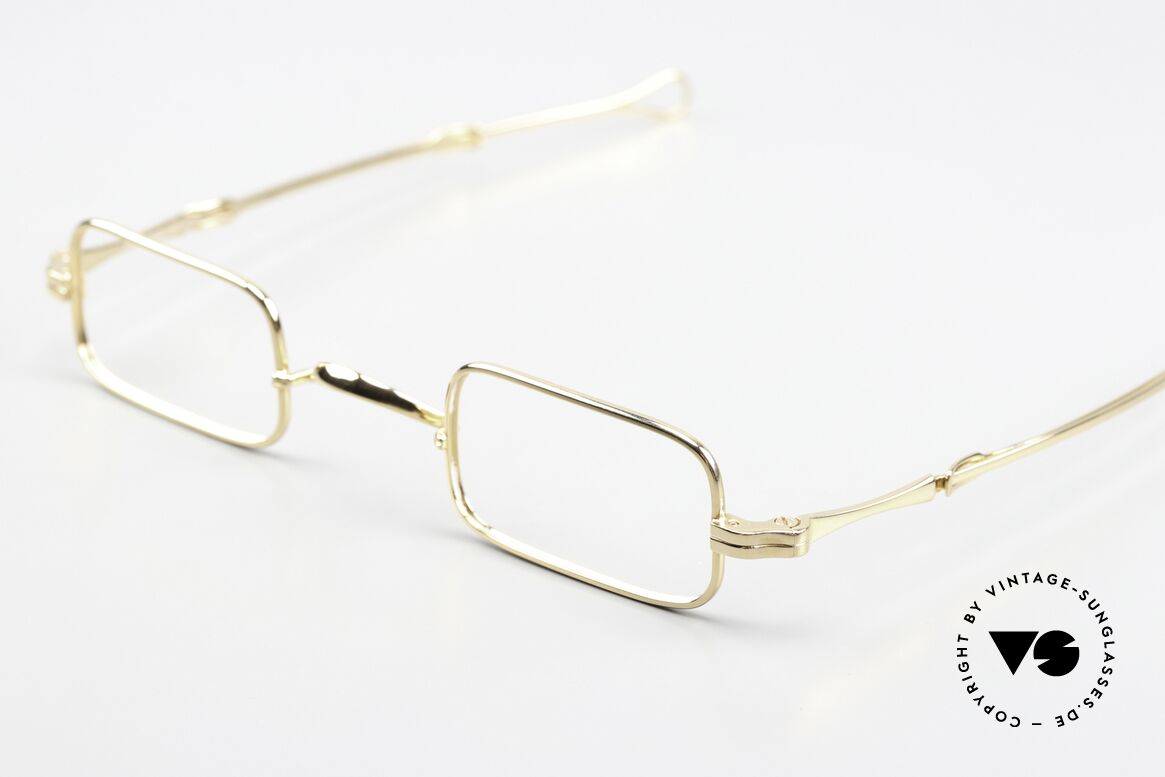 Lunor I 13 Telescopic Square Reading Frame Telescope, original more than 20 years old; timelessly elegant, Made for Men and Women