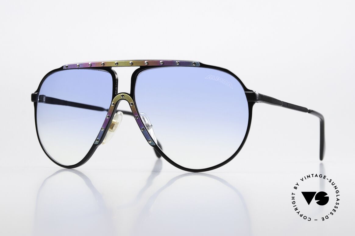 Alpina M1 80's Limited Edition Titanium, Special Edition of the legendary Alpina M1 sunglasses, Made for Men and Women