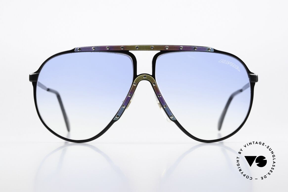 Alpina M1 80's Limited Edition Titanium, rare Titanium Edition: multicolored ornamental cover, Made for Men and Women