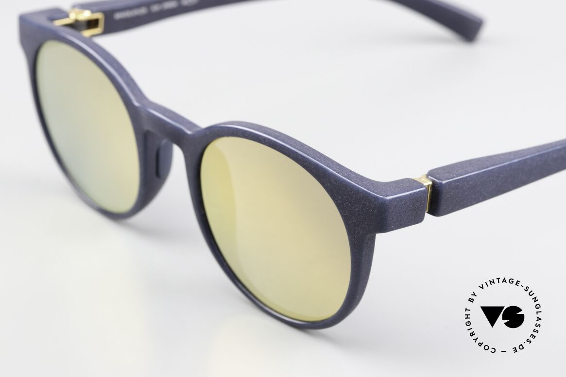 Mykita Mylon Omega Mirrored Zeiss Sun Lenses, crafted from 2015 to 2017 in Berlin, handmade, Made for Men and Women