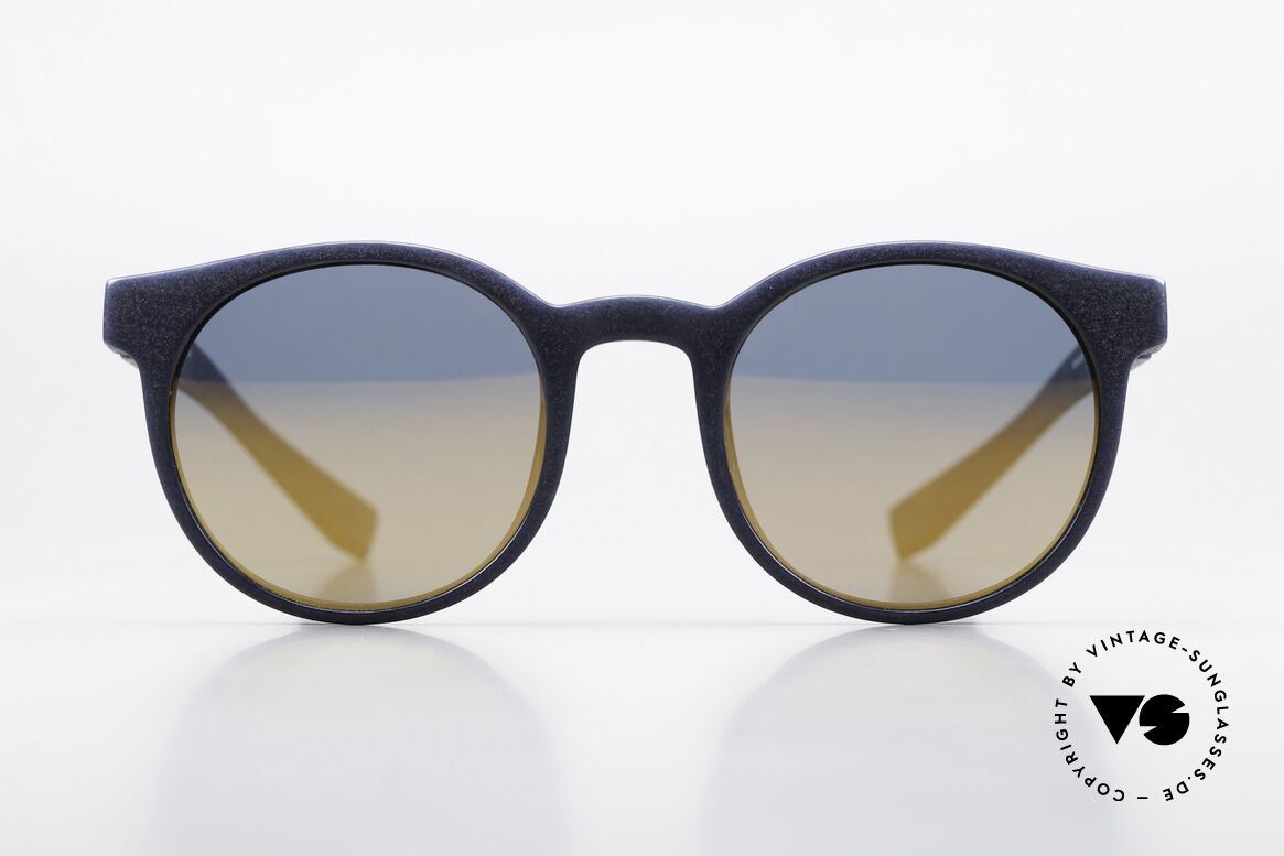 Mykita Mylon Omega Mirrored Zeiss Sun Lenses, size 50-21, color code 325; unisex sunglasses, Made for Men and Women