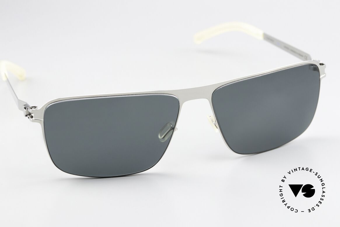 Mykita Greyson Classic Sunglasses Silver, unworn model with full original packaging by MYKITA, Made for Men