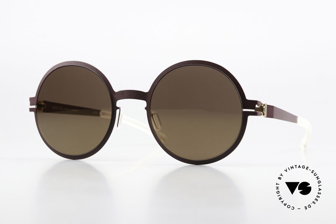 Mykita Scarlett Slightly Mirrored Sun Lenses, Mykita sunglasses, mod. Lupita, size 52-22, color 157, Made for Women