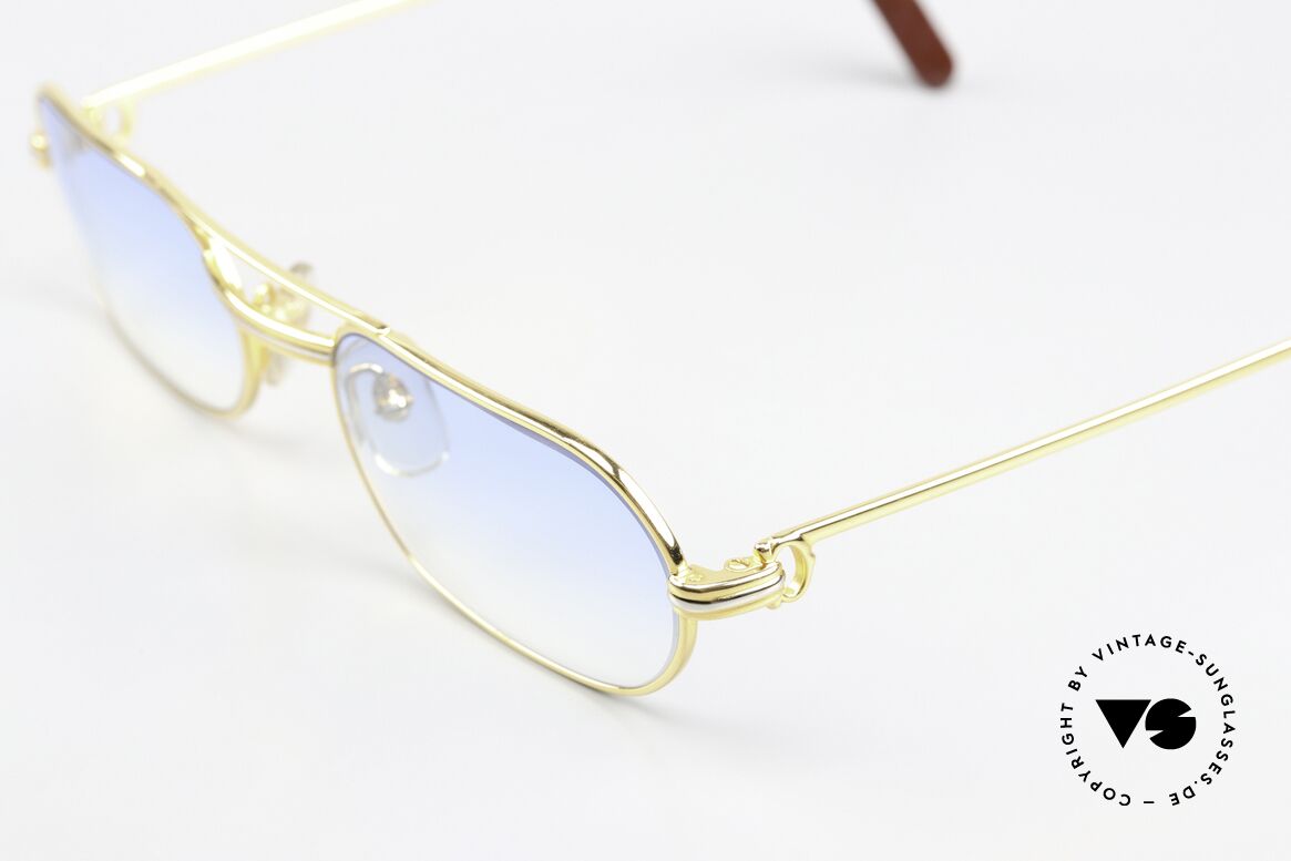 Cartier MUST LC - M Vintage Eyewear From 1983, 22ct gold-plated frame (like all old Cartier originals), Made for Men
