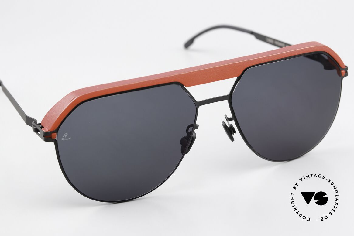 Mykita Leica ML02 Collaboration Collection, unworn model, Leica Red / Black Leica Black Solid, Made for Men
