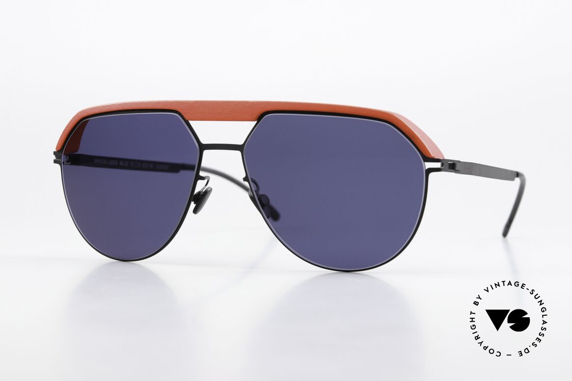 Mykita Leica ML02 Leica Red Black Deep Blue Lens, Mykita sunglasses, Mod. ML02, size 57/15, col. 551, Made for Men