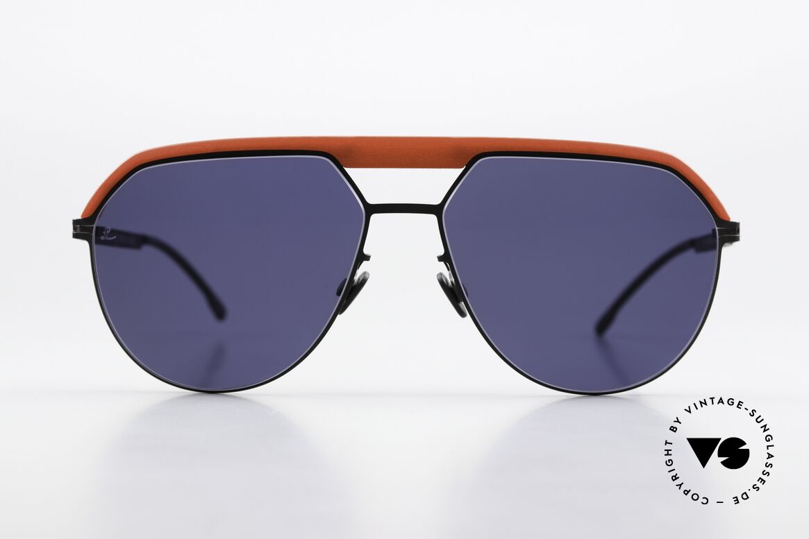 Mykita Leica ML02 Leica Red Black Deep Blue Lens, collaboration with the high-end camera brand LEICA, Made for Men