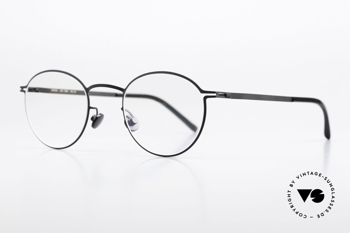 Mykita Tona Small Round Panto Eyewear, color code 002 "Black" (glasses for ladies and gents), Made for Men and Women