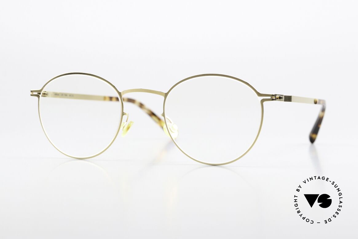 Mykita Tona Small Panto Frame Glossy Gold, panto Mykita glasses, TONA, size 46-22, color 013, Made for Men and Women