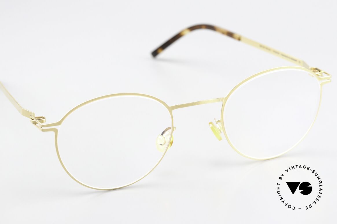 Mykita Tona Small Panto Frame Glossy Gold, unworn model with full original packaging by MYKITA, Made for Men and Women