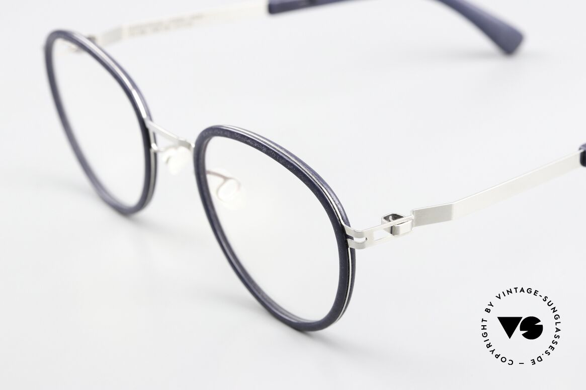 Mykita Mylon Palm Navy Blue / Shiny Silver Frame, glasses lovers know about the Mylon concept, Made for Men and Women