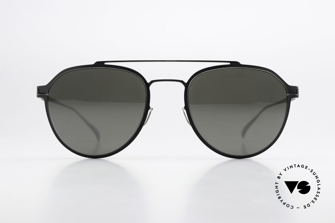 Mykita Harris Silver Black Mirror Sunnies, men's & ladies sunglasses from the NO1 Sun-Collection, Made for Men and Women