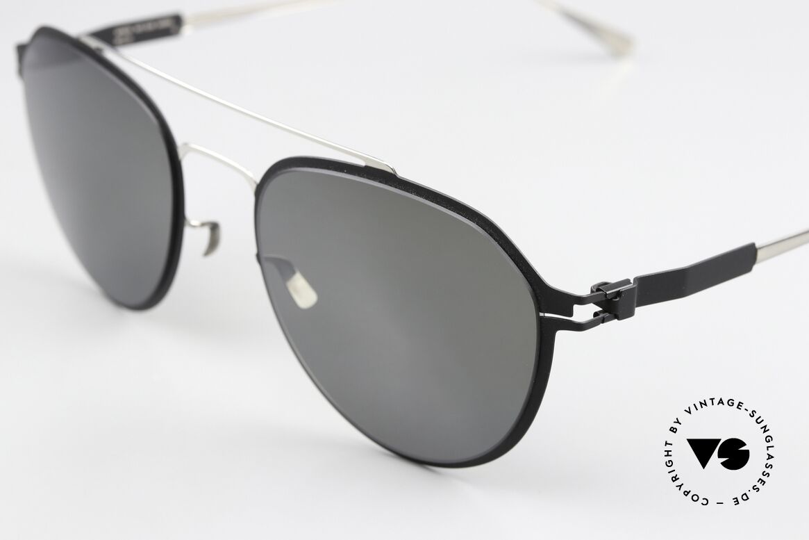 Mykita Harris Silver Black Mirror Sunnies, well-known top quality (handmade in Germany, Berlin), Made for Men and Women