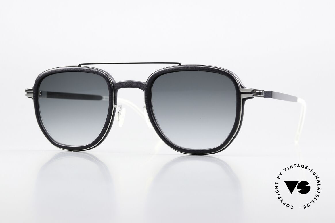 Mykita Mylon Alder Square Designer Sunglasses, Mykita Mylon HYBRID sunglasses; mod. ALDER, Made for Men