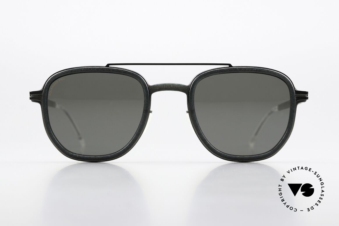 Mykita Mylon Alder With Polarized Sun Lenses, classy, stylish men's sunglasses in size 48-24, Made for Men