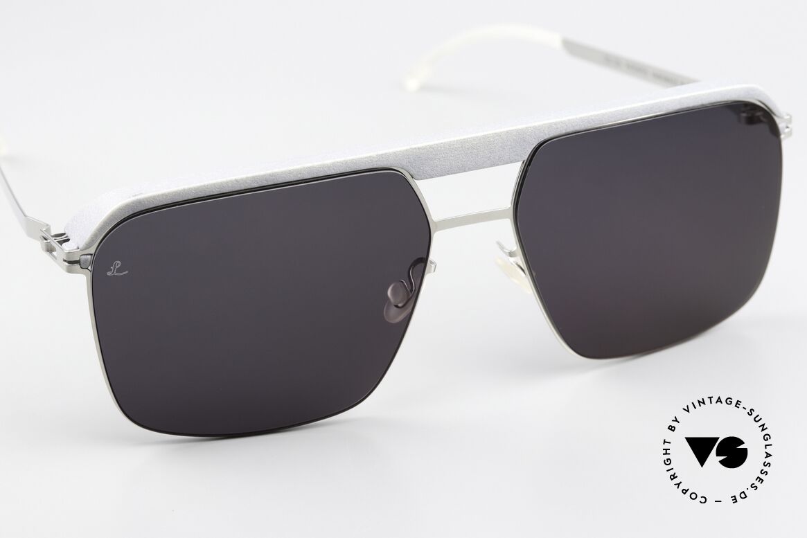 Mykita Leica ML03 Quality Glasses For Connoisseurs, unworn model, Mouse Grey / Shiny Silver Black Solid, Made for Men