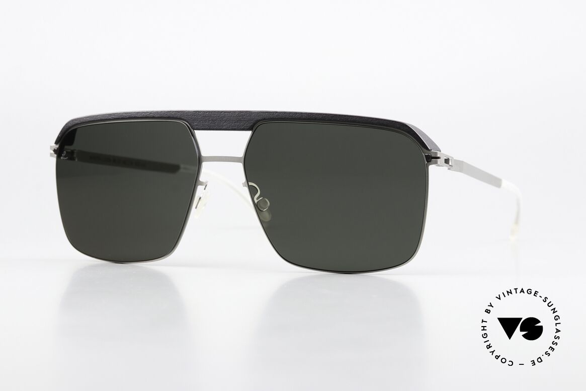 Mykita Leica ML03 Pitch Black / Matte Silver Edition, Mykita sunglasses, Mod. ML03, size 60/16, col. 471, Made for Men