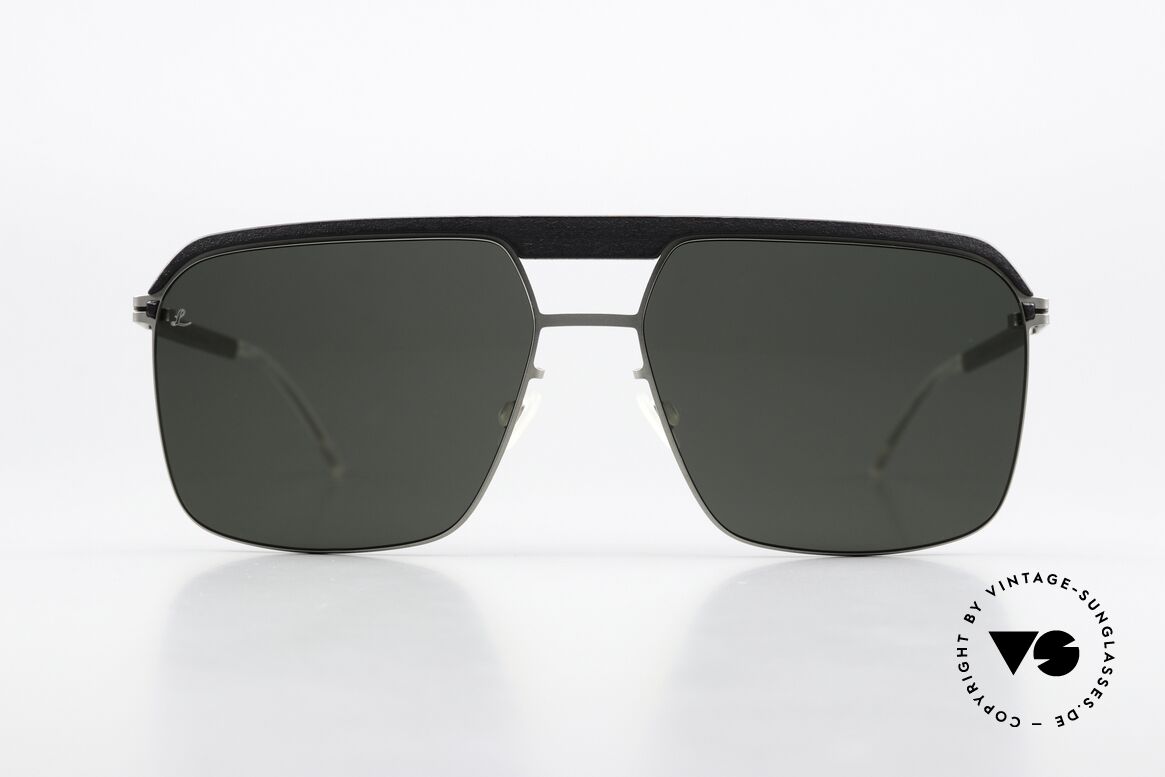 Mykita Leica ML03 Pitch Black / Matte Silver Edition, collaboration with the high-end camera brand LEICA, Made for Men