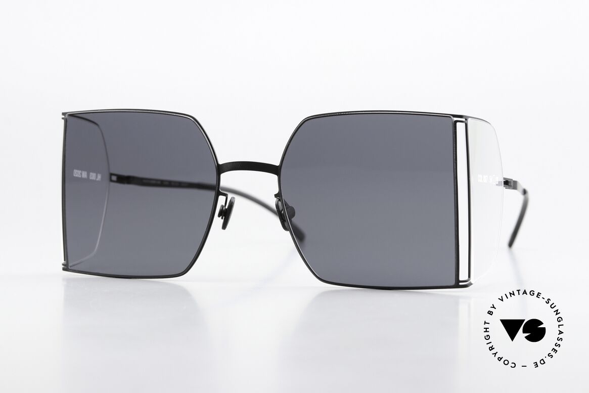 Mykita Helmut Lang HL003 Square Shades Side Lenses, Mykita sunglasses, Mod. HL003, size 54/20, col. 887, Made for Men and Women