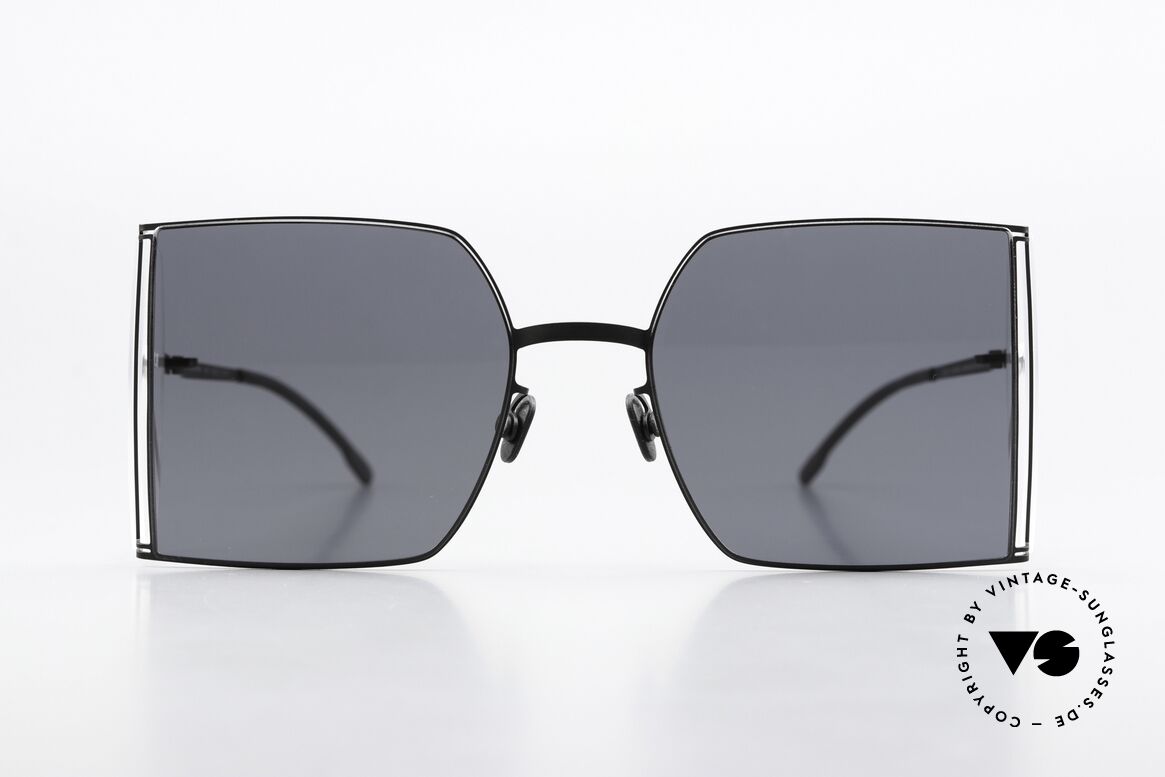 Mykita Helmut Lang HL003 Square Shades Side Lenses, collaboration with fashion designer HELMUT LANG, Made for Men and Women