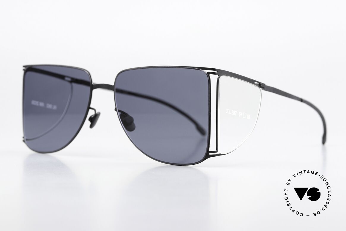 Mykita Helmut Lang HL002 Minimalist-Avant-Garde Frame, minimalist-avant-garde sunglasses with side blinds, Made for Men and Women