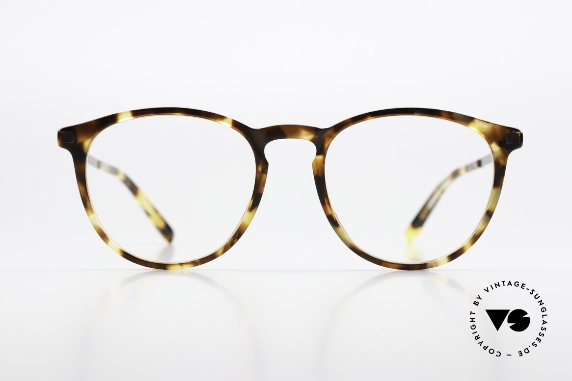Mykita Nukka Cocoa Sprinkles / Shiny Graphite, panto glasses from the LITE collection (women & men), Made for Men and Women