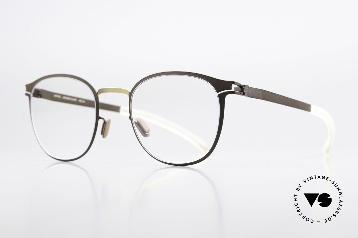 Mykita Ellery Decades Series 2015 to 2016, color 172: "Gold/Terra" = ladies and gents eyeglasses, Made for Men and Women
