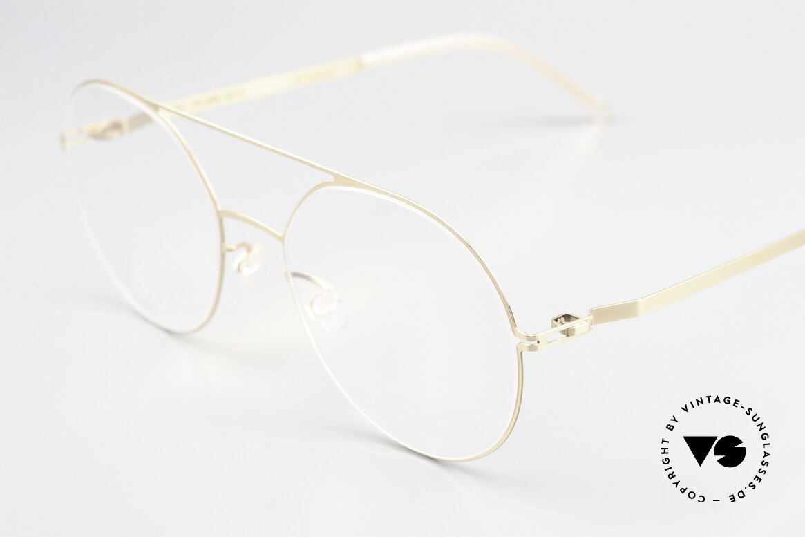 Mykita Lonne Ladies Specs Champagne Gold, unworn model from 2019 comes with an original MK case, Made for Women