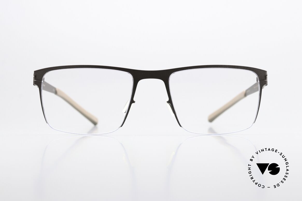 Mykita Monty Square Frame Brown Petrol Blue, square specs from the NO1 collection (made in 2014), Made for Men
