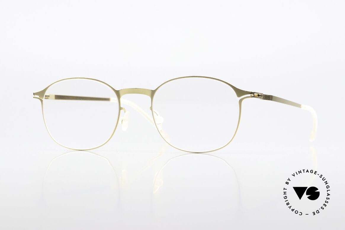 Mykita Toimi Ladies Metal Frame Glossy Gold, Mykita ladies glasses, TOIMI, size 48-20, color 013, Made for Women
