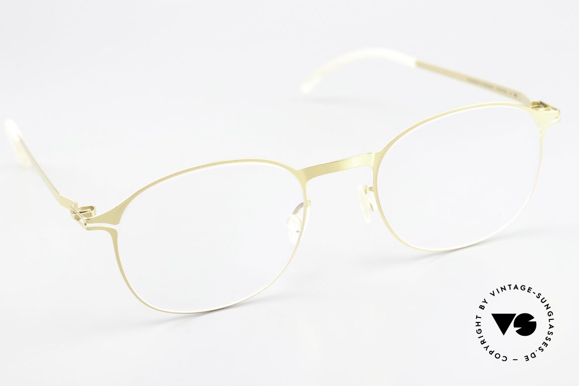 Mykita Toimi Ladies Metal Frame Glossy Gold, unworn model with full original packaging by MYKITA, Made for Women