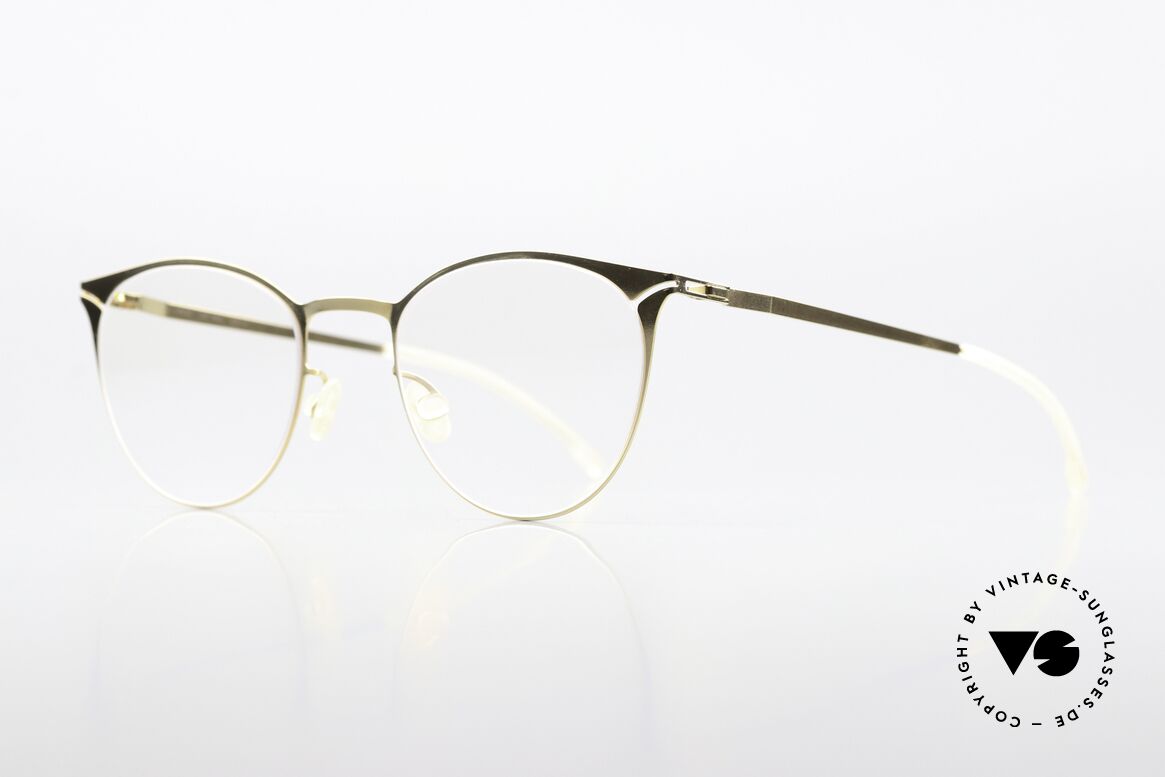 Mykita Gesa Classic Ladies Specs Glossy Gold, color 013 "Glossy Gold" (rather a model for women), Made for Women