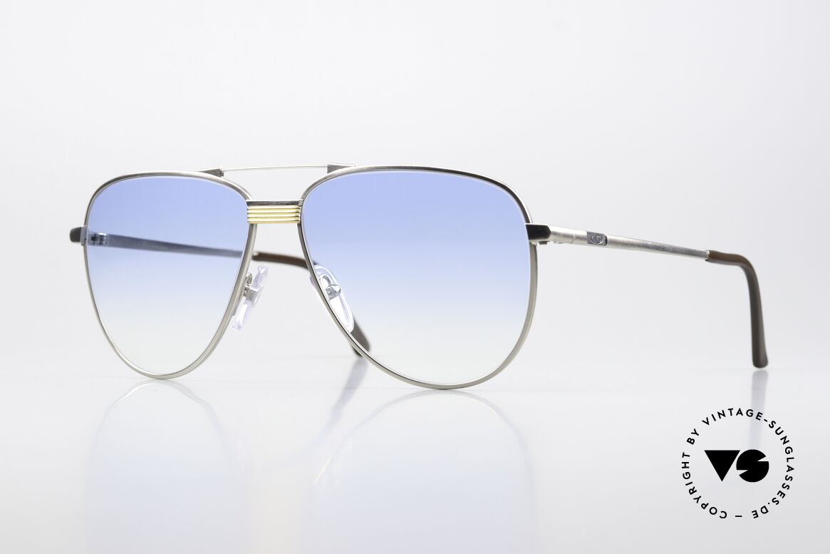 Christian Dior 2330 80's Men's XL Shades Titanium, luxury men's sunglasses by Chr. DIOR from 1989, Made for Men
