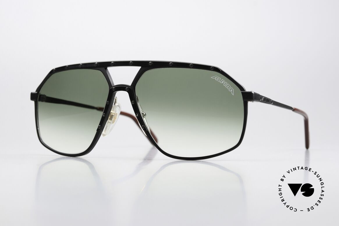 Alpina M6 All Black Edition 80's Frame, legendary true vintage sunglasses: the Alpina M6!, Made for Men and Women Alpina M6 All Black Edition 80's Frame, legendary true vintage sunglasses: the Alpina M6!, Made for Men and Women