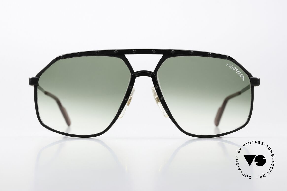 Alpina M6 All Black Edition 80's Frame, West Germany sunglasses: made from 1987 to 1991, Made for Men and Women Alpina M6 All Black Edition 80's Frame, West Germany sunglasses: made from 1987 to 1991, Made for Men and Women