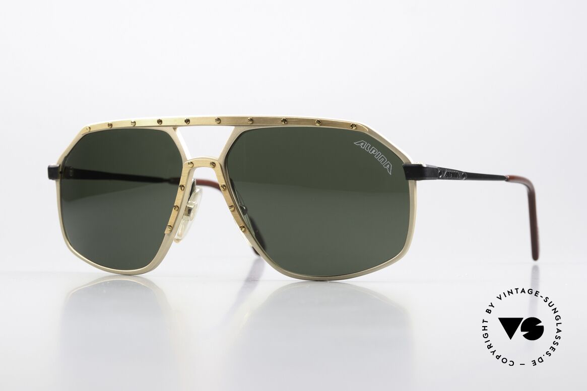 Alpina M6 Gold Black Limited Edition 80s, legendary true vintage sunglasses: the Alpina M6!, Made for Men and Women Alpina M6 Gold Black Limited Edition 80s, legendary true vintage sunglasses: the Alpina M6!, Made for Men and Women