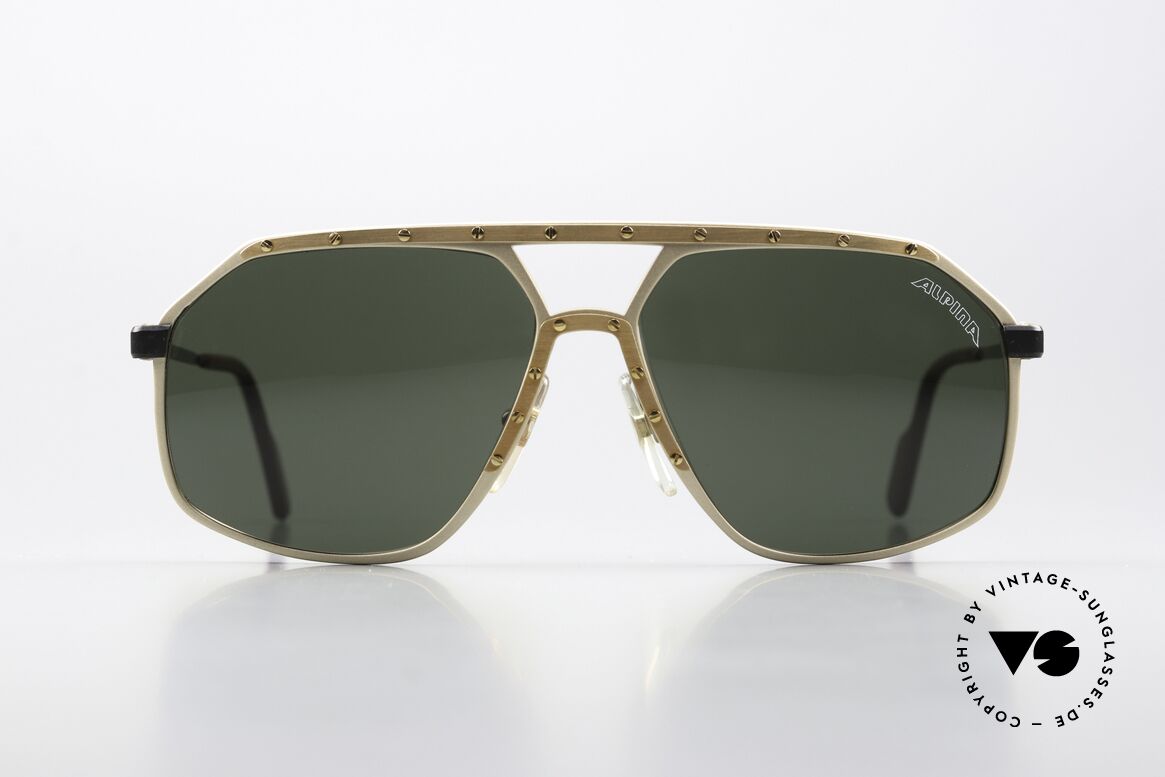 Alpina M6 Gold Black Limited Edition 80s, West Germany sunglasses: made from 1987 to 1991, Made for Men and Women Alpina M6 Gold Black Limited Edition 80s, West Germany sunglasses: made from 1987 to 1991, Made for Men and Women