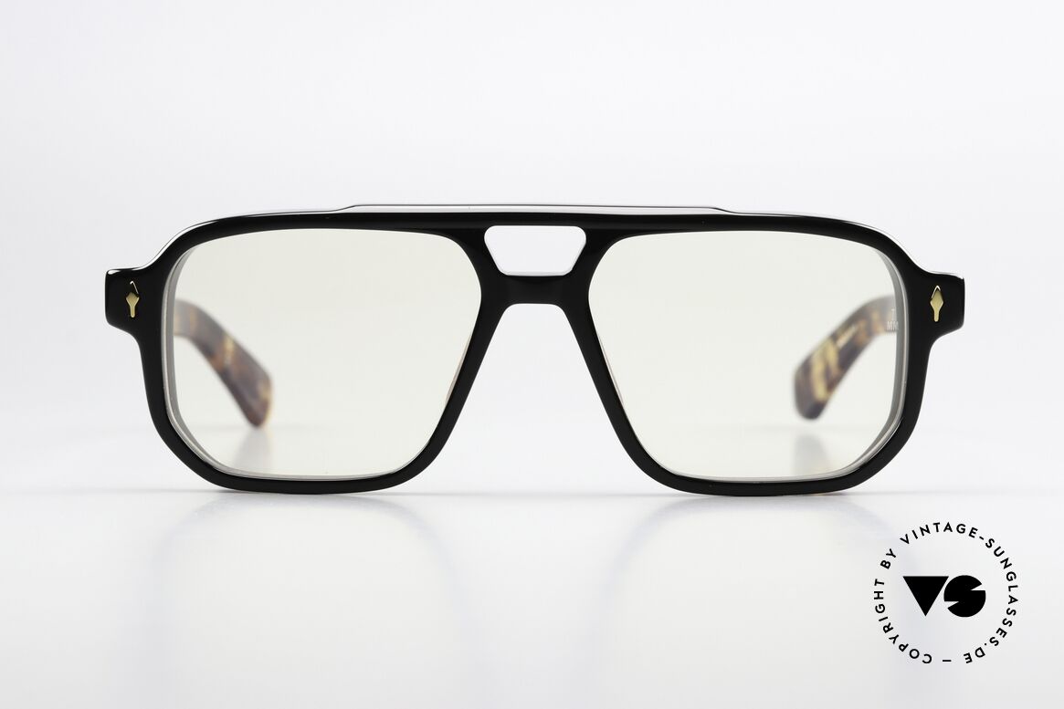 Jacques Marie Mage Evans Limited Edition Frame In Noir, Jacques Marie Mage unisex eyeglasses; EVANS, Made for Men and Women Jacques Marie Mage Evans Limited Edition Frame In Noir, Jacques Marie Mage unisex eyeglasses; EVANS, Made for Men and Women