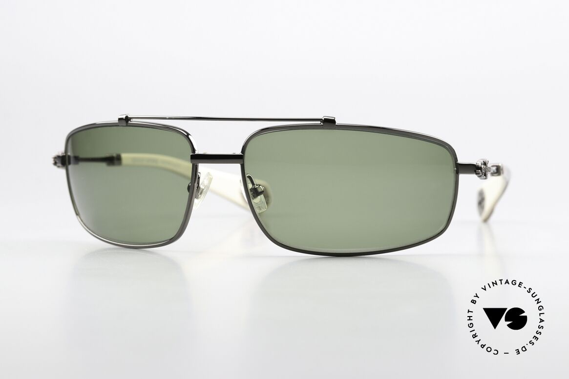 Chrome Hearts Boned Rockstar Sunglasses 2004, Chrome Hearts 'BONED' sunglasses from 2004, Made for Men Chrome Hearts Boned Rockstar Sunglasses 2004, Chrome Hearts 'BONED' sunglasses from 2004, Made for Men