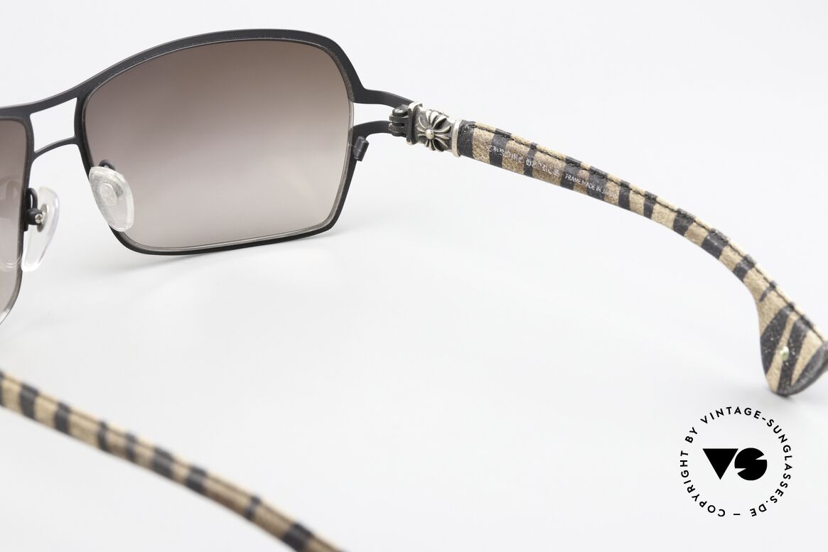 Chrome Hearts Tang II Distressed Zebra Leather, Size: large, Made for Men and Women Chrome Hearts Tang II Distressed Zebra Leather, Size: large, Made for Men and Women