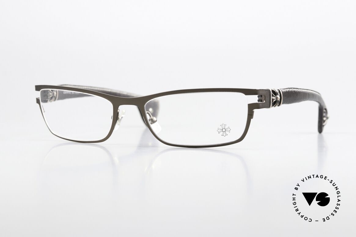 Chrome Hearts M. Diver Luxury Eyewear Leather Square, Chrome Hearts M. DIVER eyeglasses from 2002, Made for Men Chrome Hearts M. Diver Luxury Eyewear Leather Square, Chrome Hearts M. DIVER eyeglasses from 2002, Made for Men