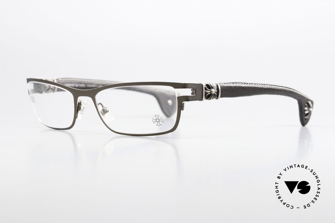 Chrome Hearts M. Diver Luxury Eyewear Leather Square, MLB-DBL: matte light brown-dark brown leather, Made for Men Chrome Hearts M. Diver Luxury Eyewear Leather Square, MLB-DBL: matte light brown-dark brown leather, Made for Men