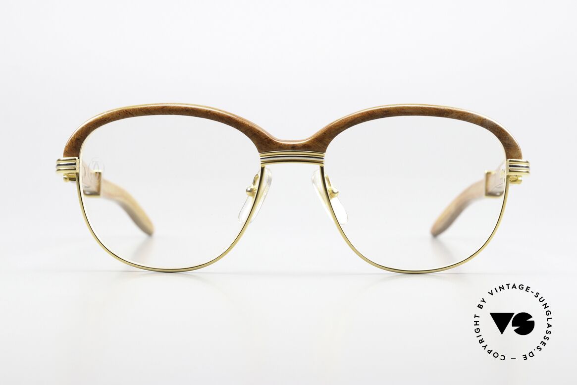 Cartier Malmaison Diego Maradona Wood Glasses, worn by Diego A Maradona (football World Cup 1990), Made for Men and Women Cartier Malmaison Diego Maradona Wood Glasses, worn by Diego A Maradona (football World Cup 1990), Made for Men and Women