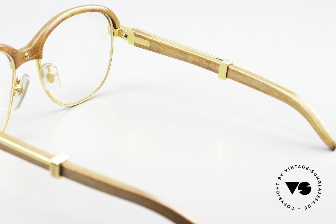 Cartier Malmaison Diego Maradona Wood Glasses, Size: small, Made for Men and Women Cartier Malmaison Diego Maradona Wood Glasses, Size: small, Made for Men and Women