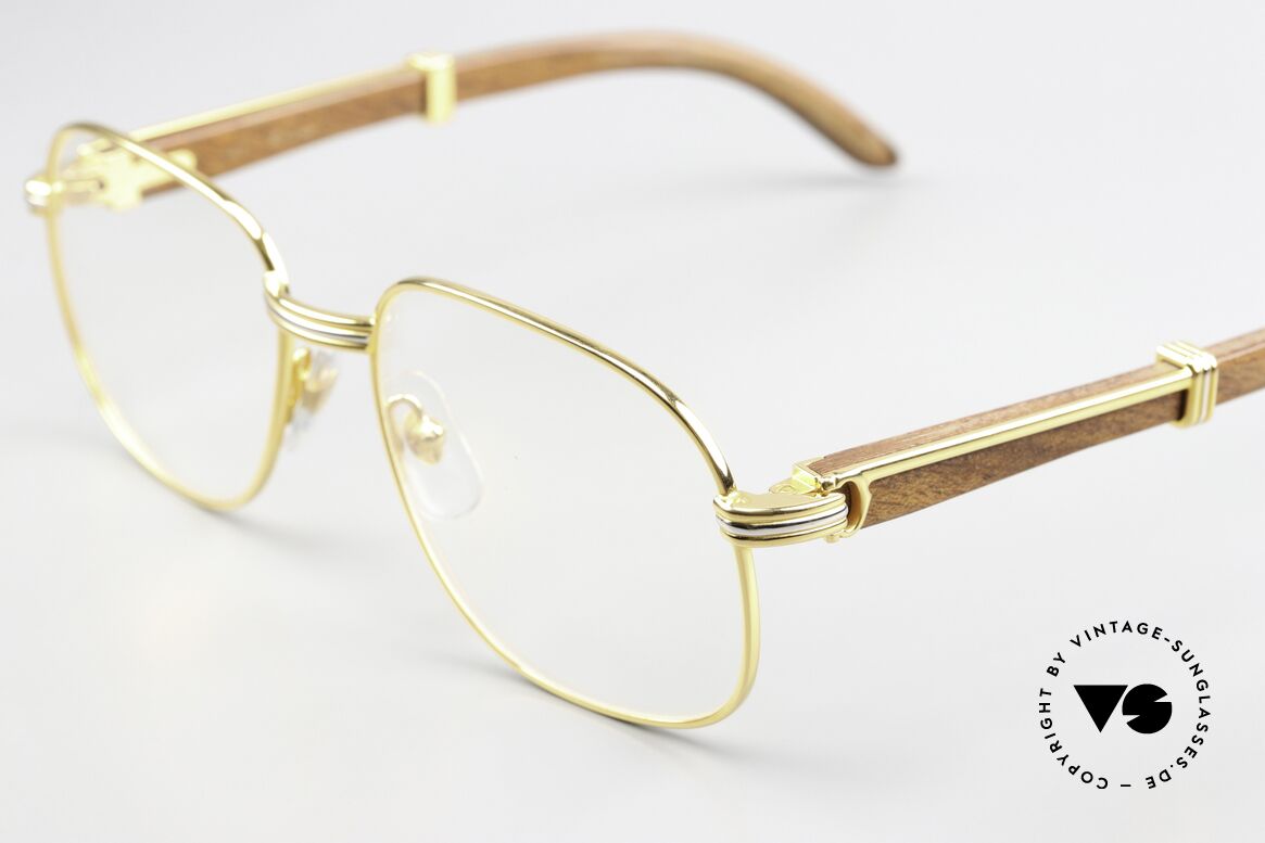 Cartier Monceau Bubinga Precious Wood Glasses, model of the legendary 'PRECIOUS WOOD' collection, Made for Men and Women Cartier Monceau Bubinga Precious Wood Glasses, model of the legendary 'PRECIOUS WOOD' collection, Made for Men and Women