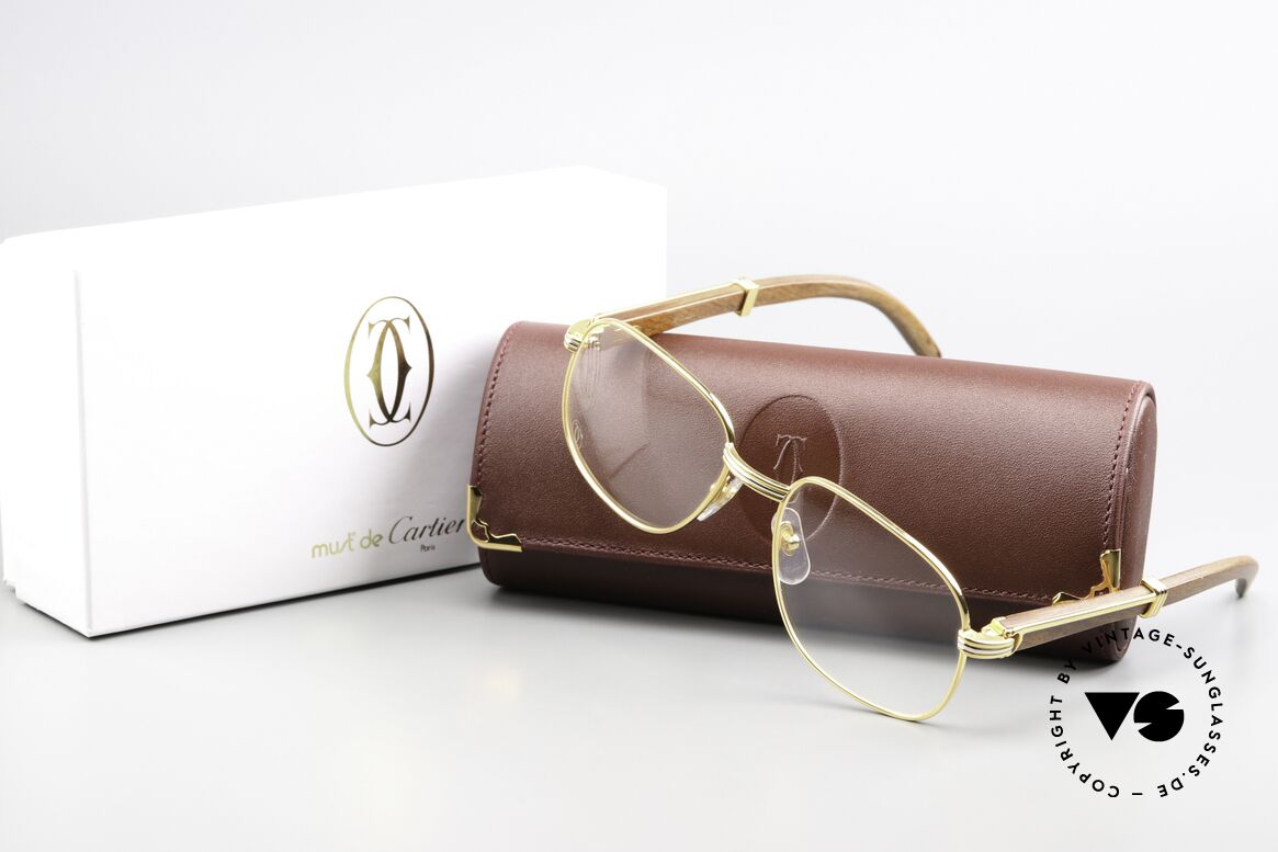 Cartier Monceau Bubinga Precious Wood Glasses, Size: medium, Made for Men and Women Cartier Monceau Bubinga Precious Wood Glasses, Size: medium, Made for Men and Women