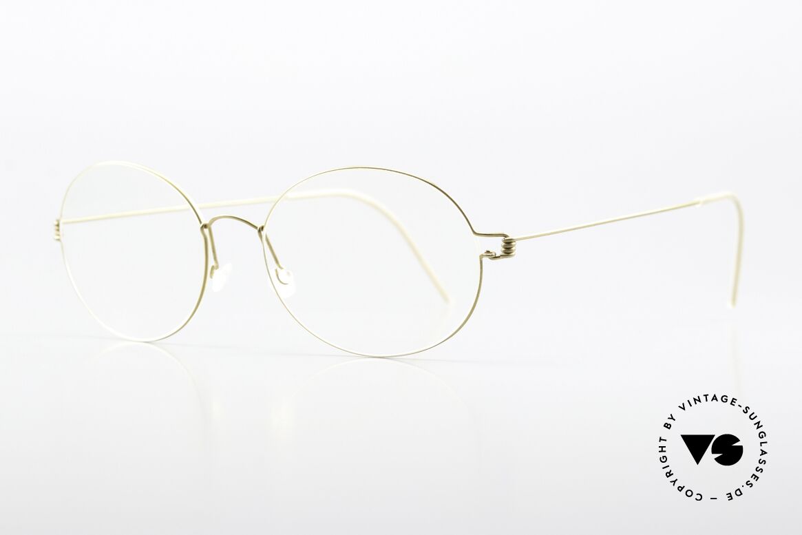 Lindberg Florence Air Titan Rim Round Oval Gold Unisex, simply timeless, stylish & innovative: grade 'vintage', Made for Men and Women Lindberg Florence Air Titan Rim Round Oval Gold Unisex, simply timeless, stylish & innovative: grade 'vintage', Made for Men and Women
