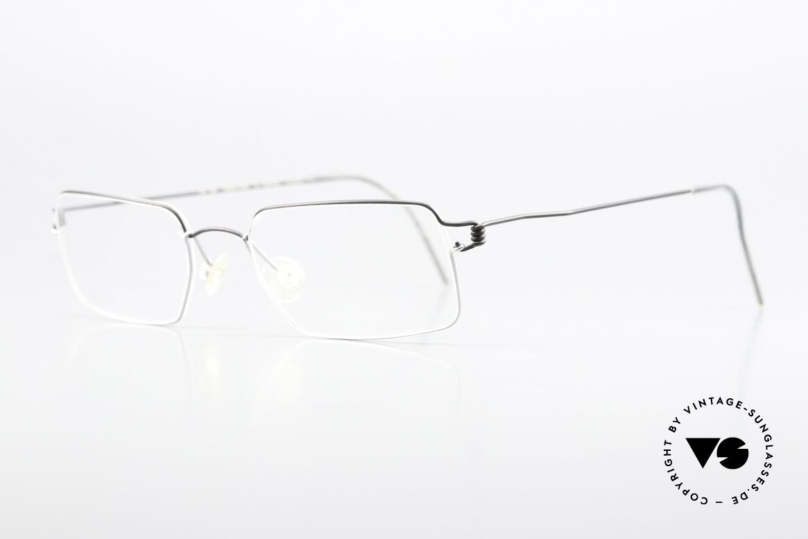 Lindberg Cantus Air Titan Rim Square Titan Frame Bicolor, noble, bicolor titan frame in black and gray / silver, Made for Men and Women Lindberg Cantus Air Titan Rim Square Titan Frame Bicolor, noble, bicolor titan frame in black and gray / silver, Made for Men and Women