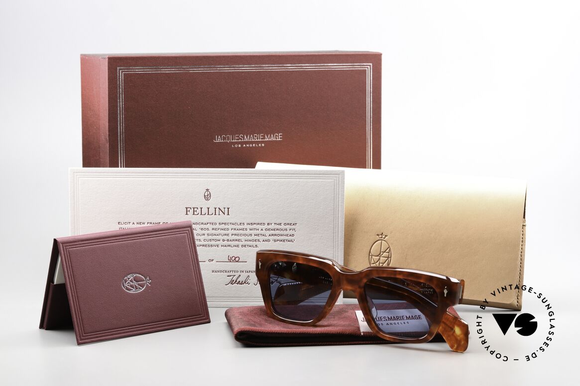 Jacques Marie Mage Fellini Connoisseur Shades For Men, Size: medium, Made for Men