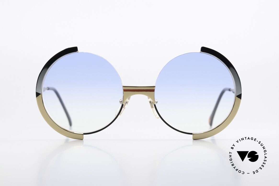 Casanova FC4 Round Art Sunglasses 80's, gold-plated frame (a matter of course, at that time), Made for Men and Women Casanova FC4 Round Art Sunglasses 80's, gold-plated frame (a matter of course, at that time), Made for Men and Women